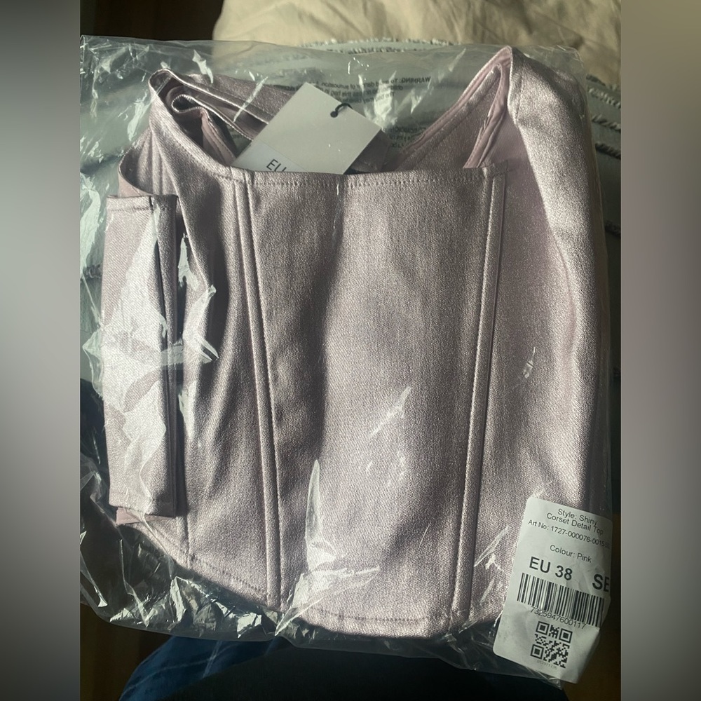 Metallic crop bustier - Picture 3 of 3